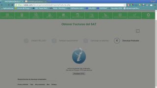 Cómo descargar facturas del SAT [upl. by Airbmac]