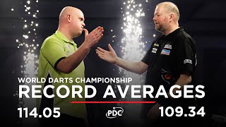 RECORDBREAKING AVERAGES Van Barneveld v Van Gerwen  2017 World Darts Championship [upl. by Diet]