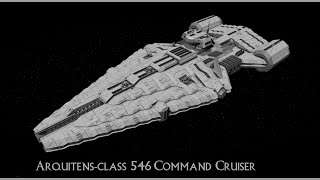 Arquitensclass 546 Command Cruiser  Star Wars  Space Engineers [upl. by Otrebilif555]