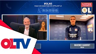 Extrait de Maxence Caqueret dans OLNS  Olympique Lyonnais [upl. by Enid]