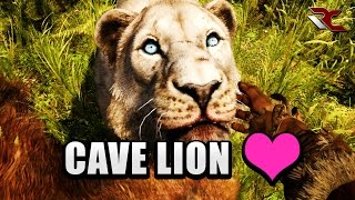 Far Cry Primal  Taming a CAVE LION  How to Tame Beasts Best Beasts in Far Cry Primal [upl. by Johnath]