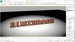 Animating Text in 3ds Max  Part 1  Using Particles [upl. by Aicile]