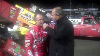 DIRTcar Nationals presented by UNOH Victory Lane Interview with Joey Saldana [upl. by Lochner60]