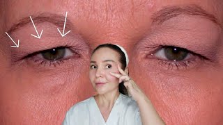 Get rid of sagging DROOPY EYELIDS with one effective technique [upl. by Wilson]