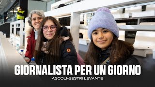 Giornalista per un giorno  AscoliSestri Levante  Ascoli Calcio [upl. by Samau]