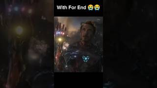 Iron Man Death Scene 😭😭  Avengers Endgameshort [upl. by Ayhtnic]