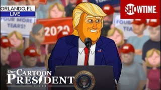 Cartoon Trump Announces His 2020 Campaign Ep 207 Cold Open  Our Cartoon President [upl. by Anni319]