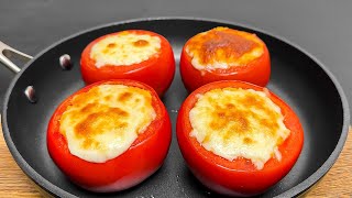 Das beste Rezept für gefüllte Tomaten Abendessen in 10 Minuten Ich kann es jeden Tag kochen [upl. by Attenyt]