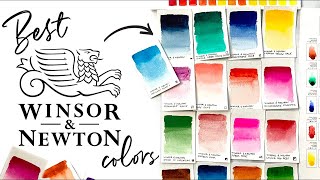 The 10 BEST Winsor amp Newton watercolor colors [upl. by Niawat]