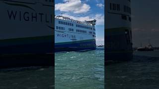 WightLink Ferry Departing Portsmouth ⛴️ 🇬🇧 ferry portsmouth isleofwight [upl. by Shulem]