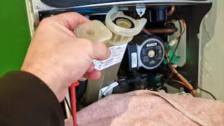 HOW TO Clean the condensate trap on a Vaillant ecotec boiler [upl. by Shenan]