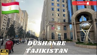 Tajikistan Dushanbe city walking tour 4k [upl. by Elmore]