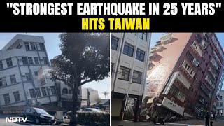 Breaking News Taiwan  77 Magnitude Earthquake Hits Taiwan Tsunami Warning Issued [upl. by Merissa]