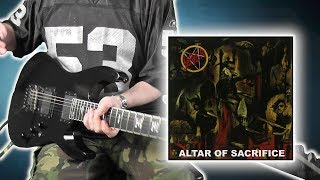 Slayer  Altar Of Sacrifice  guitar cover with solo [upl. by Goldwin]