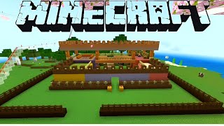 I build a terracotta house in Minecraft [upl. by Lynelle]