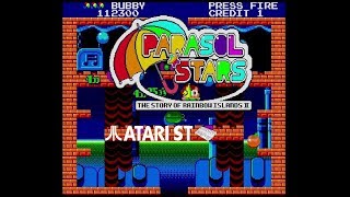 Parasol Stars  The Story of Rainbow Islands II  Atari ST 1992 [upl. by Guinna209]