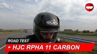 HJC RPHA 11 Carbon FullFace Helmet Road Test  ChampionHelmetscom [upl. by Martainn]