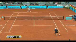 Federer VS Becker Madrid Spain 2010 [upl. by Wailoo209]