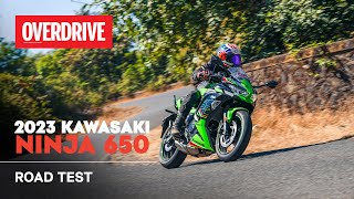 2023 Kawasaki Ninja 650 road test review  is the package complete  OVERDRIVE [upl. by Ynittirb]