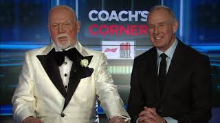 Coachs Corner Don Cherry not impressed by Team Canada in opener 29122018 [upl. by Luckin]