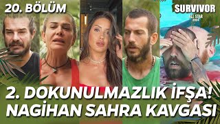 SURVIVOR ALL STAR 2024 2 DOKUNULMAZLIK İFŞA NAGİHAN SAHRA KAVGA DETAYLAR 20 BÖLÜM CANLI İZLE TV 8 [upl. by Ralston]