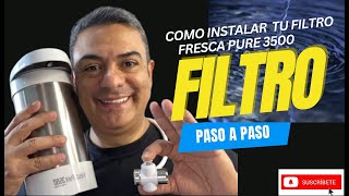 Como se Instala el Filtro FrescaPure 3500 de Royal Prestige [upl. by Noonberg397]