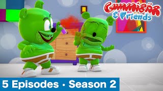 Gummy Bear Show Season 2  5 EPISODES 1115  Gummibär And Friends [upl. by Relyat413]