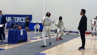 Pool 1  US Air Force Academy  Div II Mens Foil [upl. by Treblig951]