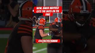 Wow Baker Mayfield Perfects the Laces on a Play Fake [upl. by Tam]