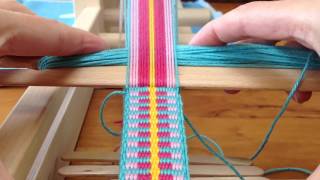 Plain Weaving Shoulderstrap for Mochila bag [upl. by Irena]