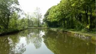 Narrow boat on the Leeds amp Liverpool Canal Wigan [upl. by Mindi681]