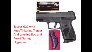 Taurus G2C Keep Tinkering Trigger and Lakeline LLC Recoil Spring Installed [upl. by Razatlab]