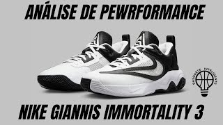 Nike Giannis Immortality 3 é bom  Review de performance [upl. by Eneja]