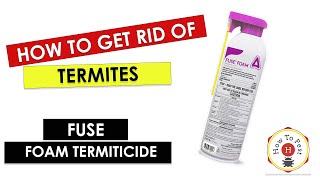 How To Get Rid of Termites  Fuse Foam ReadytoUse Termiticide [upl. by Eceinej]