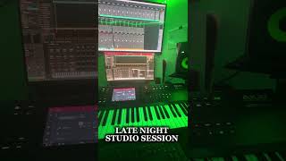 Late night studio session with Akai MPC Key 61 and MPC Software [upl. by Lauhsoj]