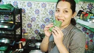 assemese treditional pitha with banana leafviral vdo challenge youtube vdo [upl. by Carrnan85]