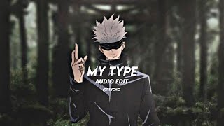 my type  saweetie edit audio [upl. by Atte]