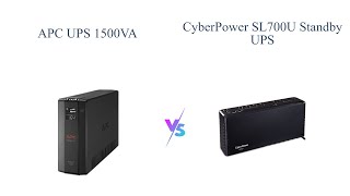 APC UPS 1500VA vs CyberPower SL700U 🌟 Which UPS is Better 🤔 [upl. by Josephina164]