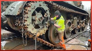 Men Fully Restore the BIGGEST GUN TANK IN THE WORLD  FV4005 Start to Finish MrHewes [upl. by Alodee]