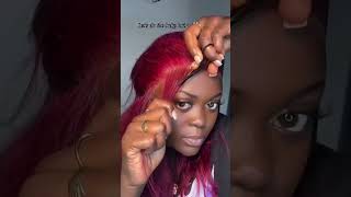 Eat down with every color😍😍😍hairstyle hairstyletutorialwigswiginstallcoloredwig [upl. by Perri]