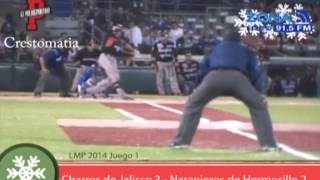 Charros de Jalisco 3 Naranjeros de Hermosillo 2 LMP 2014 Juego 1 [upl. by Noorah853]