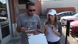 Barstool Pizza Review  Buddys Pizza Dearborn MI With Special Guest Kellie Rowe [upl. by Terag914]