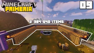 JE CONSTRUIS UN SYSTEME QUI TRIE 2 MILLIONS DITEMS  Minecraft 117  Primeria S3  09 [upl. by Elyk]