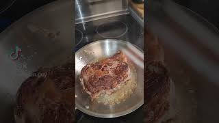 New better way to cook steak on stainless steel pan [upl. by Xer]