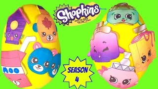 SHOPKINS SEASON 4 Surprise Eggs [upl. by Ahsienroc]