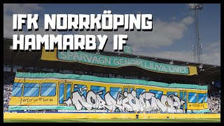 IFK Norrköping Hammarby IF  Marschering  Match  2024 [upl. by Hairom]