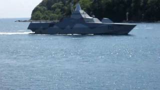 swedish Visby class stealth boats [upl. by Eylsel]