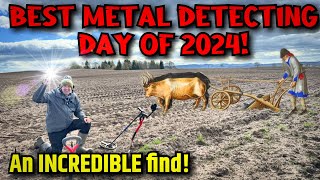 INCREDIBLY RARE FIND  The best days metal detecting in 2024 so far TREASURES GALORE treasure [upl. by Netsryk]