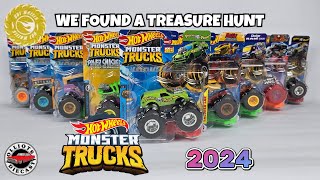 Unboxing Hot Wheels Monster Trucks 2024  Including a Treasure Hunt [upl. by Drisko]