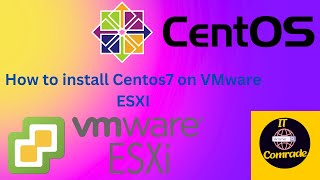 How to install CentOS 7 Server in VMware ESXI [upl. by Earahs]